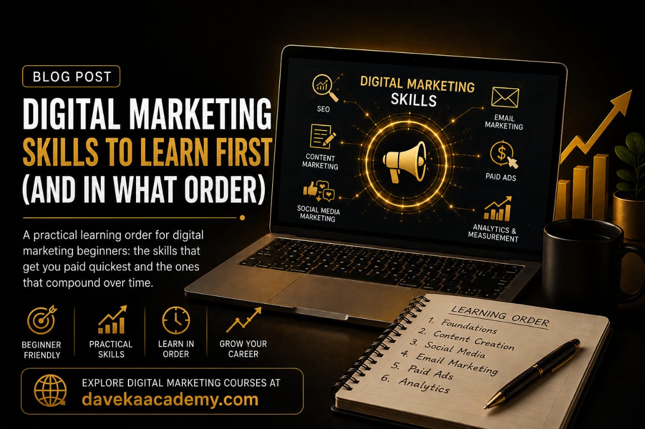Digital Marketing Skills To Learn First (And In What Order)