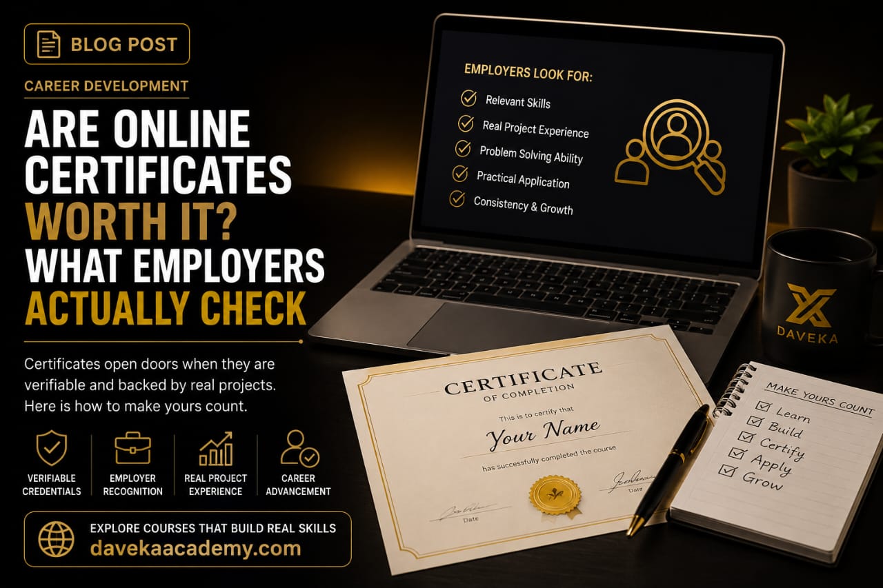 Are Online Certificates Worth It? What Employers Actually Check
